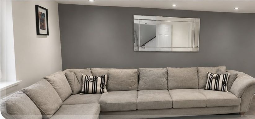 Newly decorated spacious lounge at Atlantic House